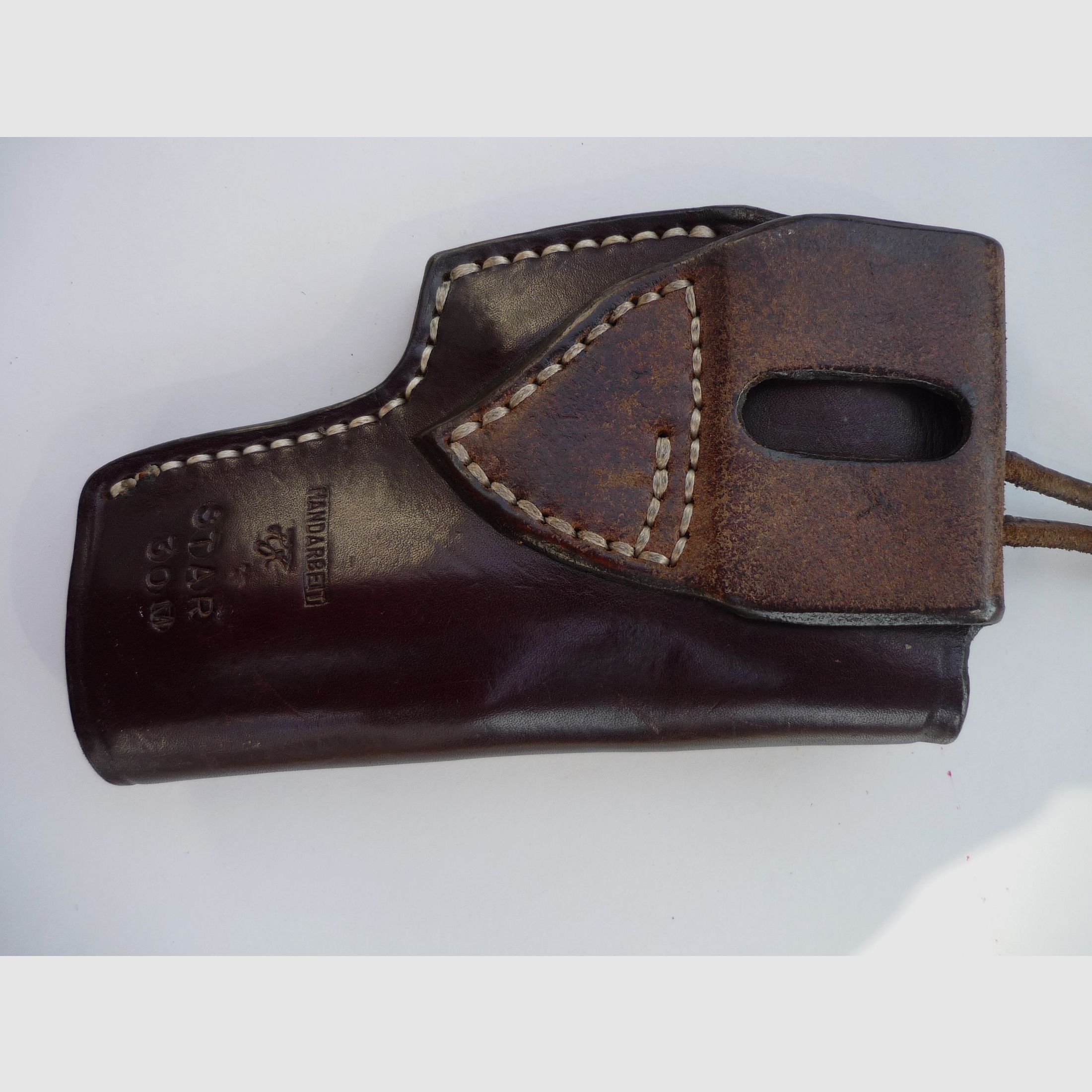 HKDesign Holster Art. Nr. 002: kleine Einfachholster met hamerbeveiliging voor Star 30 M in licht en donker - voor linkshandigen - 2e keuze, afbeelding 5 van 12