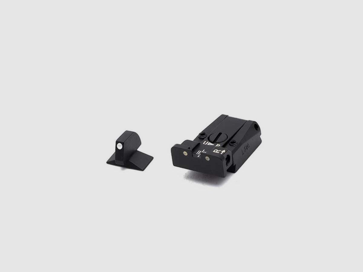 Zestaw regulowanych przyrządów celowniczych LPA SPR70P730 do H&K P7, zdjęcie 2 z 3