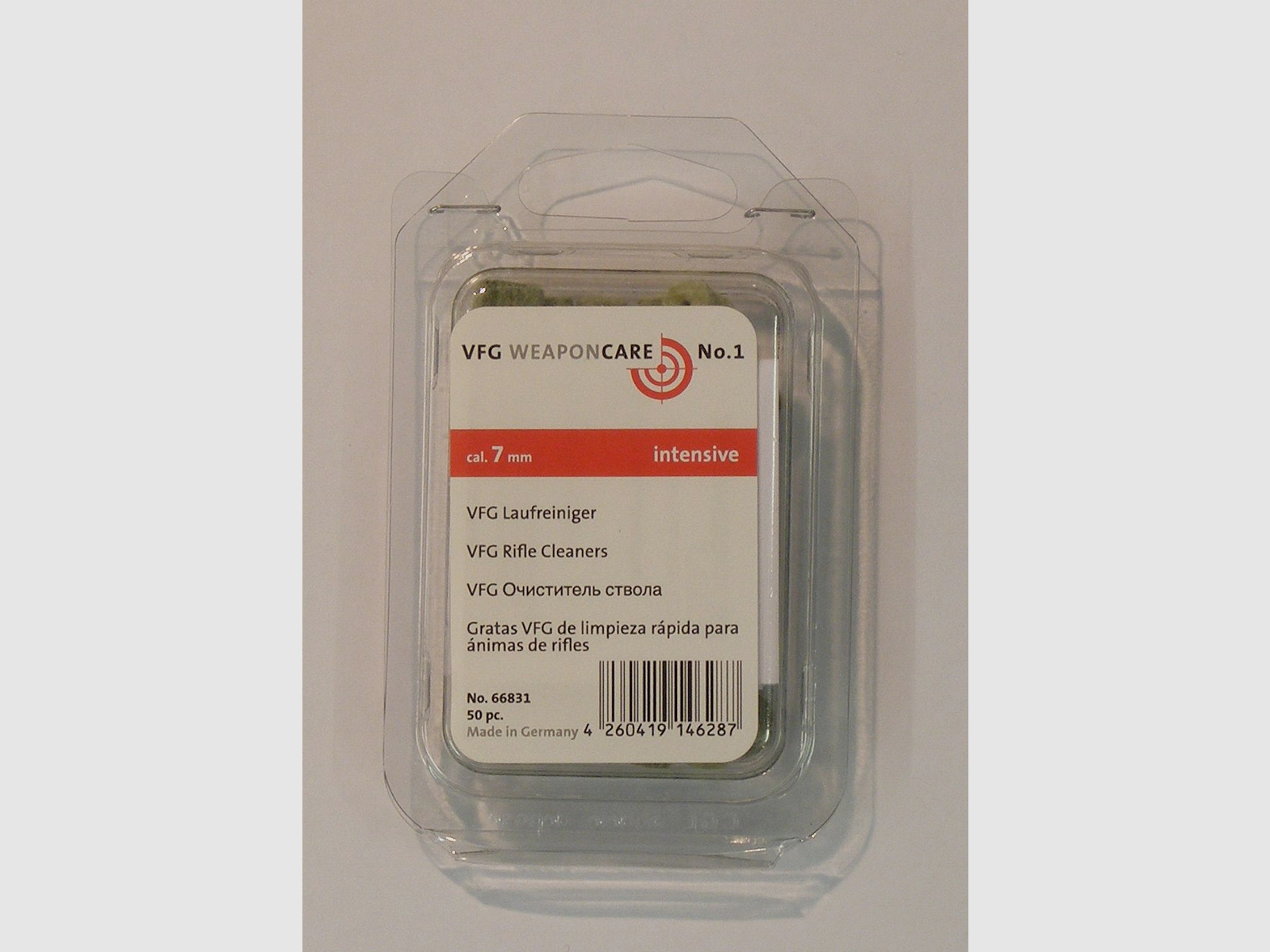 VFG Barrel Cleaner Intensive / 50 pcs 7mm Cleaning Accessories for Weapons