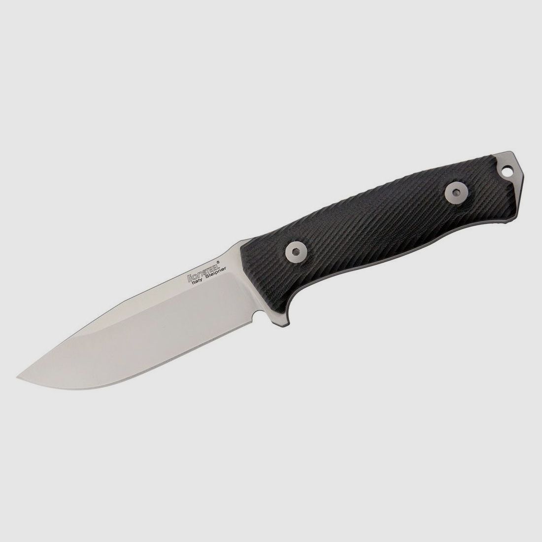 M5 Jagdmesser, Satin Sleipner Glatte Klinge, schwarze G10-Griffe, Cordura-Scheide | 97225