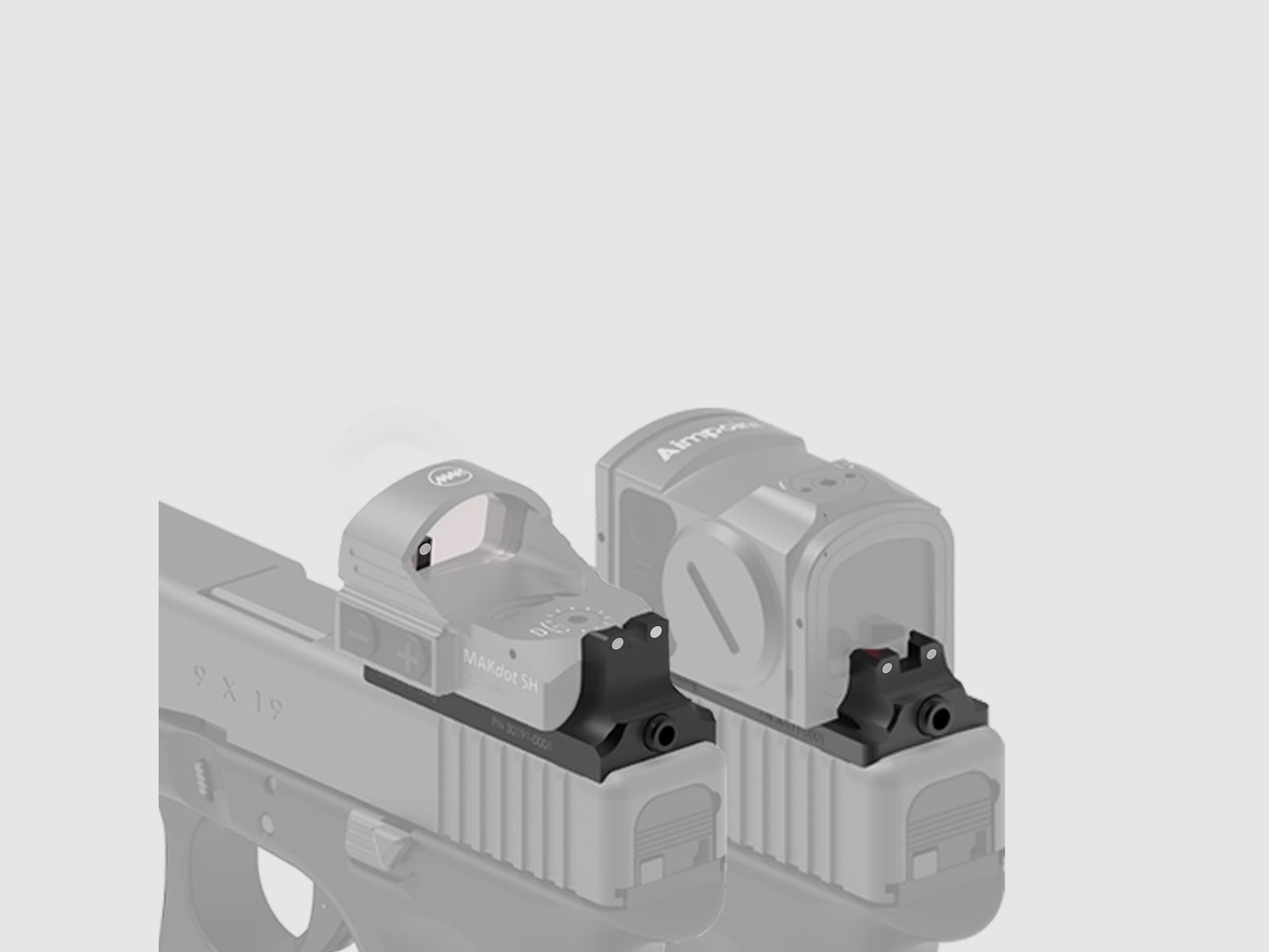 MAKnetic Magnetmontage für Kurzwaffen
