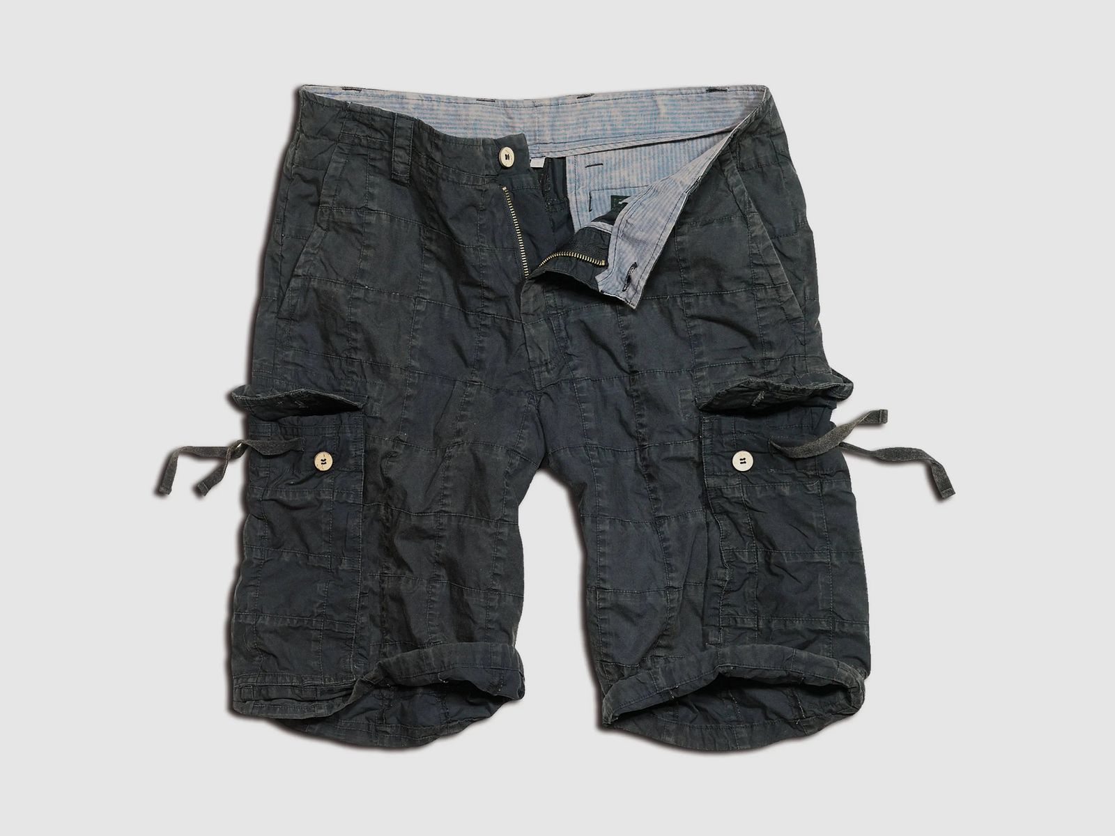 Surplus Checkboard Shorts schwarz