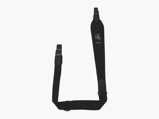 Riserva - Schultergurt für Wildschweinkarabiner aus schwarzem Cordura