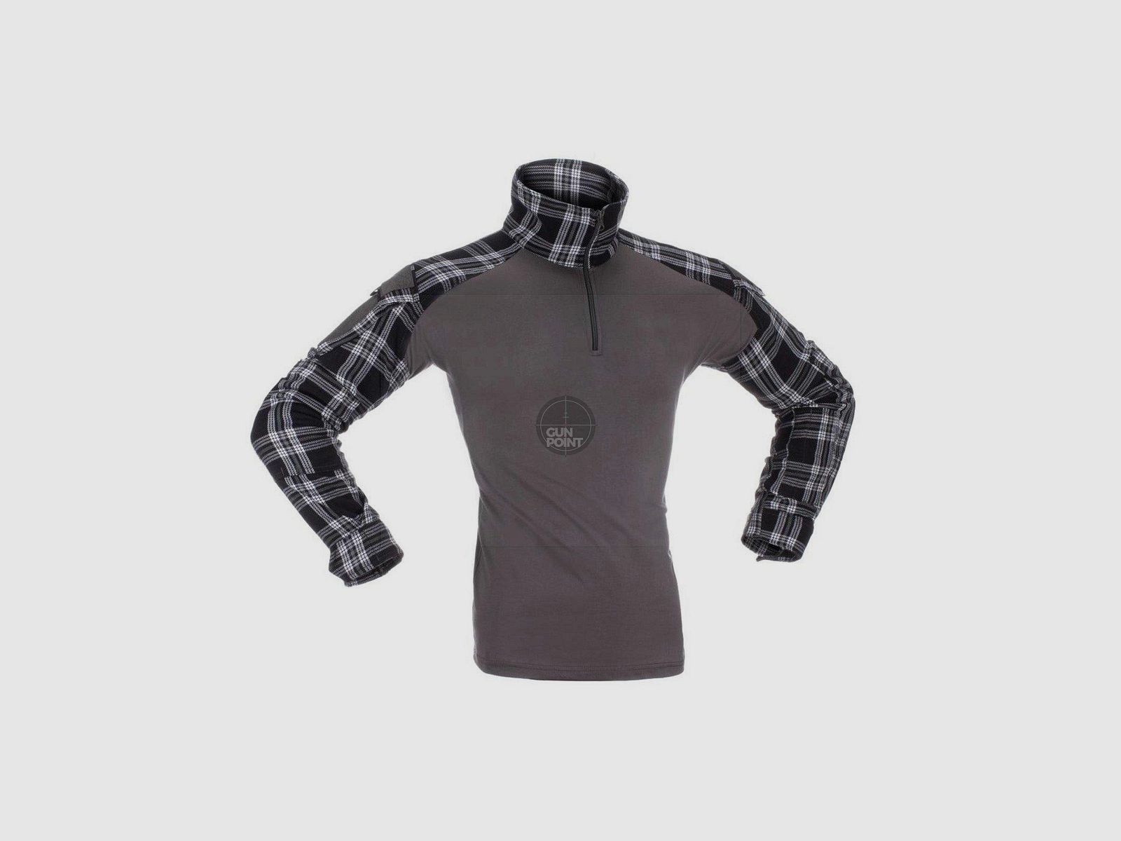 Invader Gear Flannel Combat Shirt-Black-L