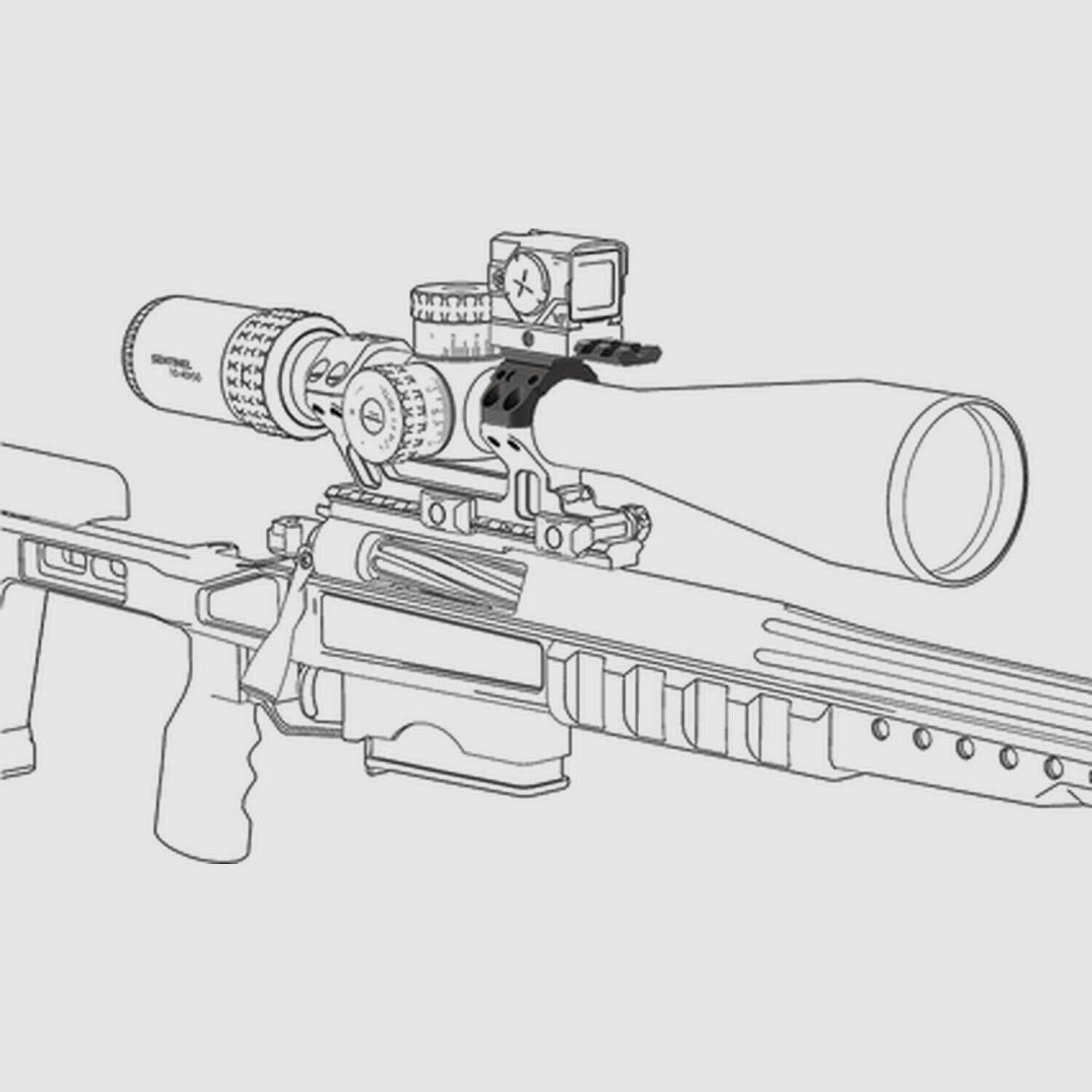 Vector Optics Kit Montage X-Accu 30 mm 4 Löcher, Bild 4 von 7