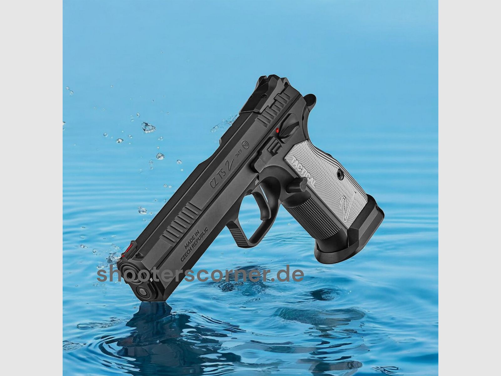 CZ Pistole TS 2 Silver Kal. 9 mm Luger