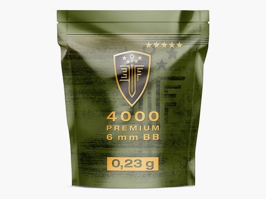 Elite Force Premium BBs 0,23 g - 4.000 unidades.