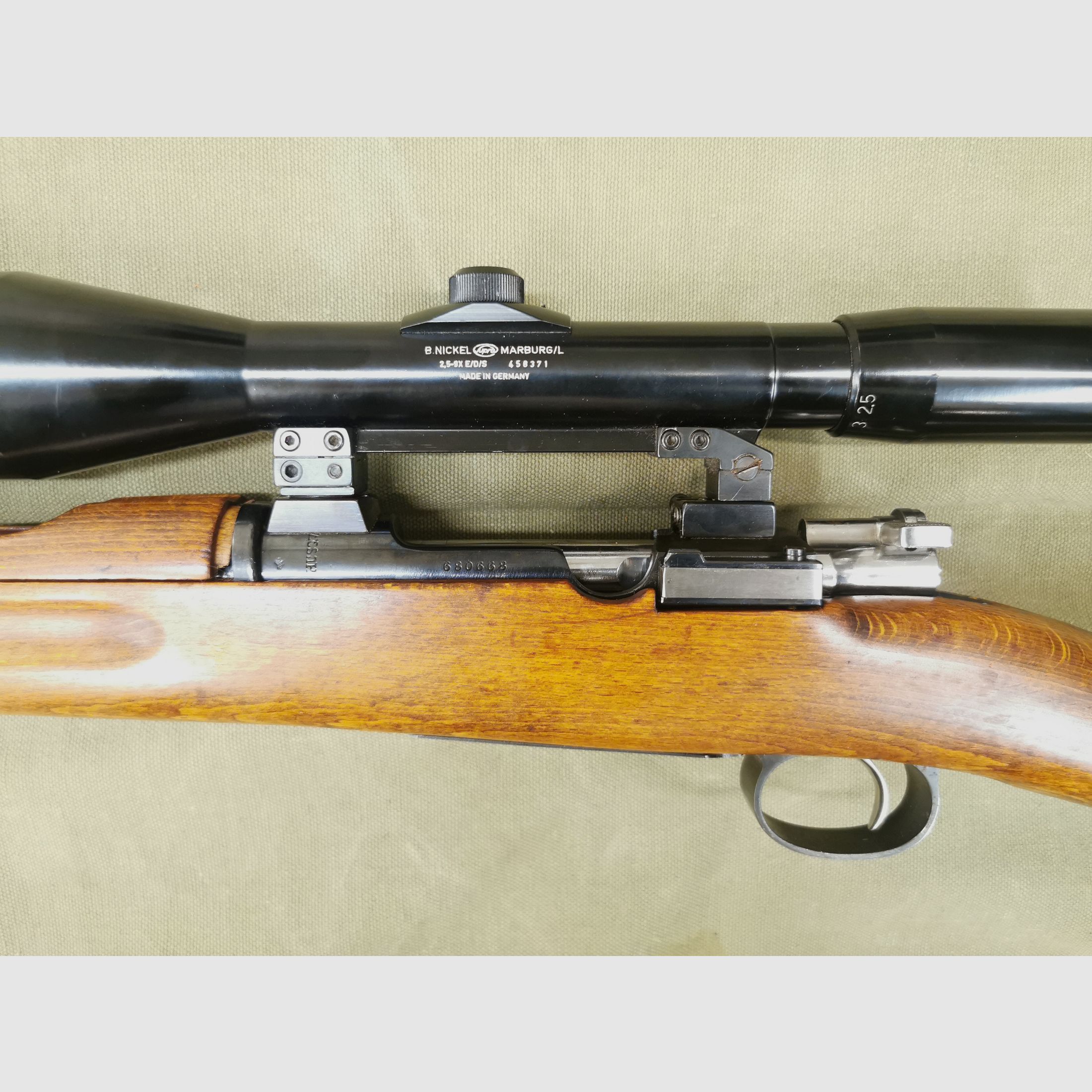 Swedish Mauser with short match barrel 6.5x55SE