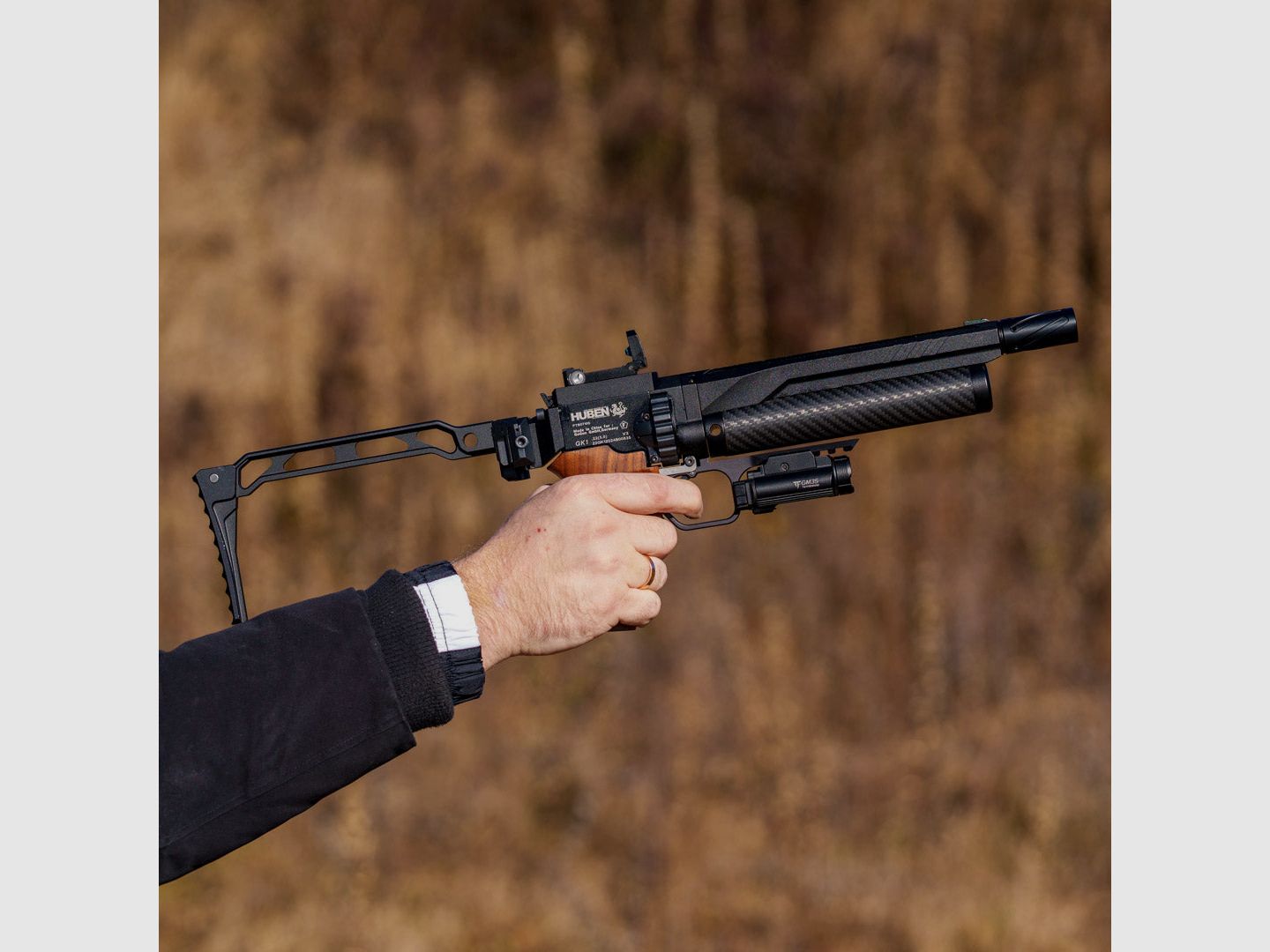 Lower Picatinny Rail Kit | Triggerguard | NUR compatible with Huben GK1 V3