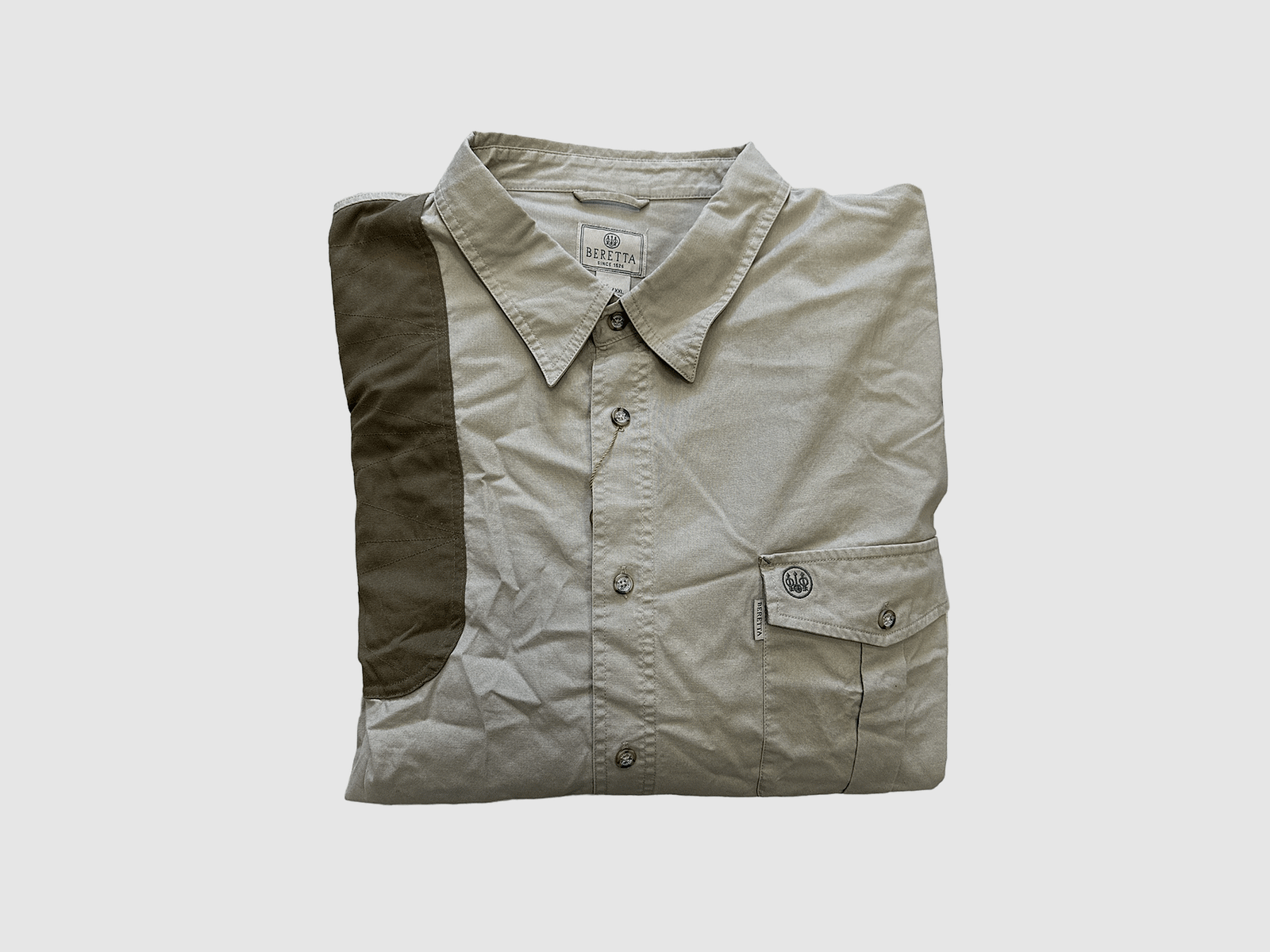 SHIRT – BERETTA – HERENSHIRT Tan/Bruin