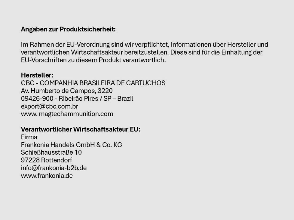 Magtech Patrone 9mmLuger Magtech 95grs JSP-FLAT (9D) VE 50 Patronen/ 6,15g Teilmantel (mit Sollbruchstellen)