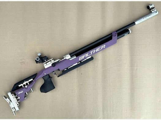 CARABINA DE AIRE WALTHER LG400 ALUTEC EXPERT - COLORES ESPECIALES "MORADO"