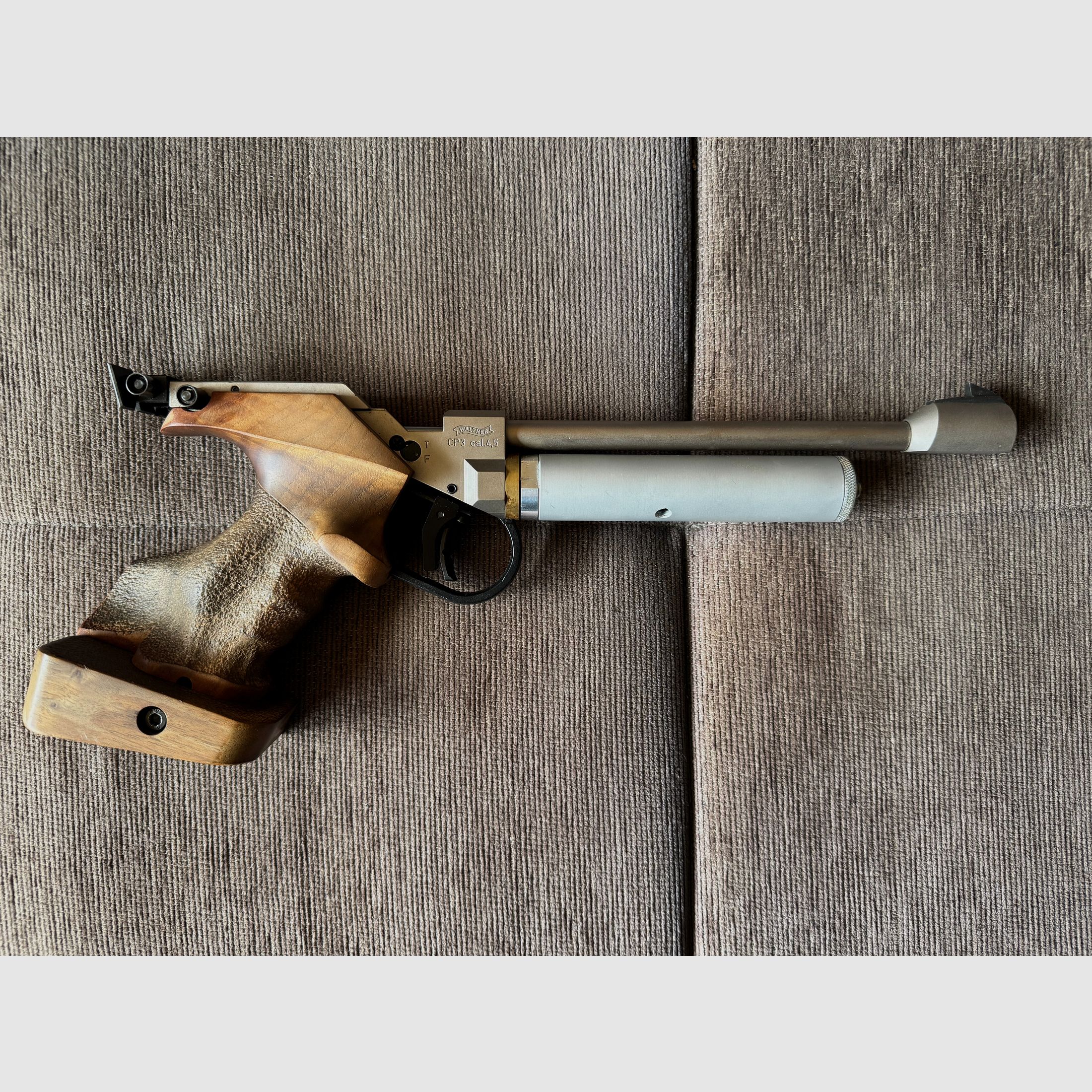 Walther CP3 Co2 Match pistolet à air comprimé avec système Medusa, état TOP !
