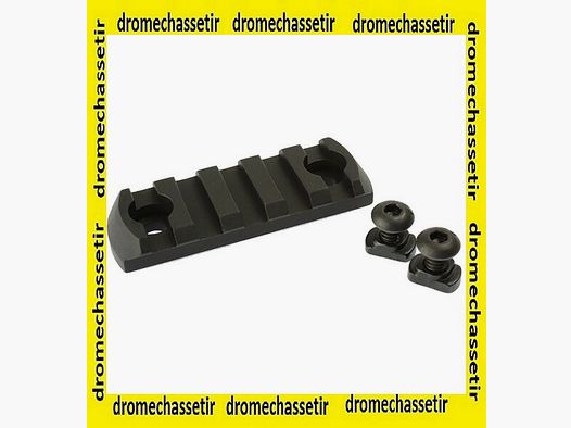 Picatinny rail M-LOK 5 slots black ML5PR