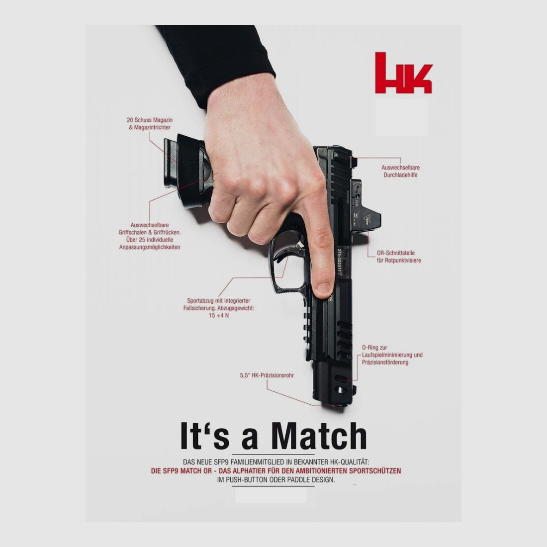 Heckler & Koch Mod. SFP9 Match OR