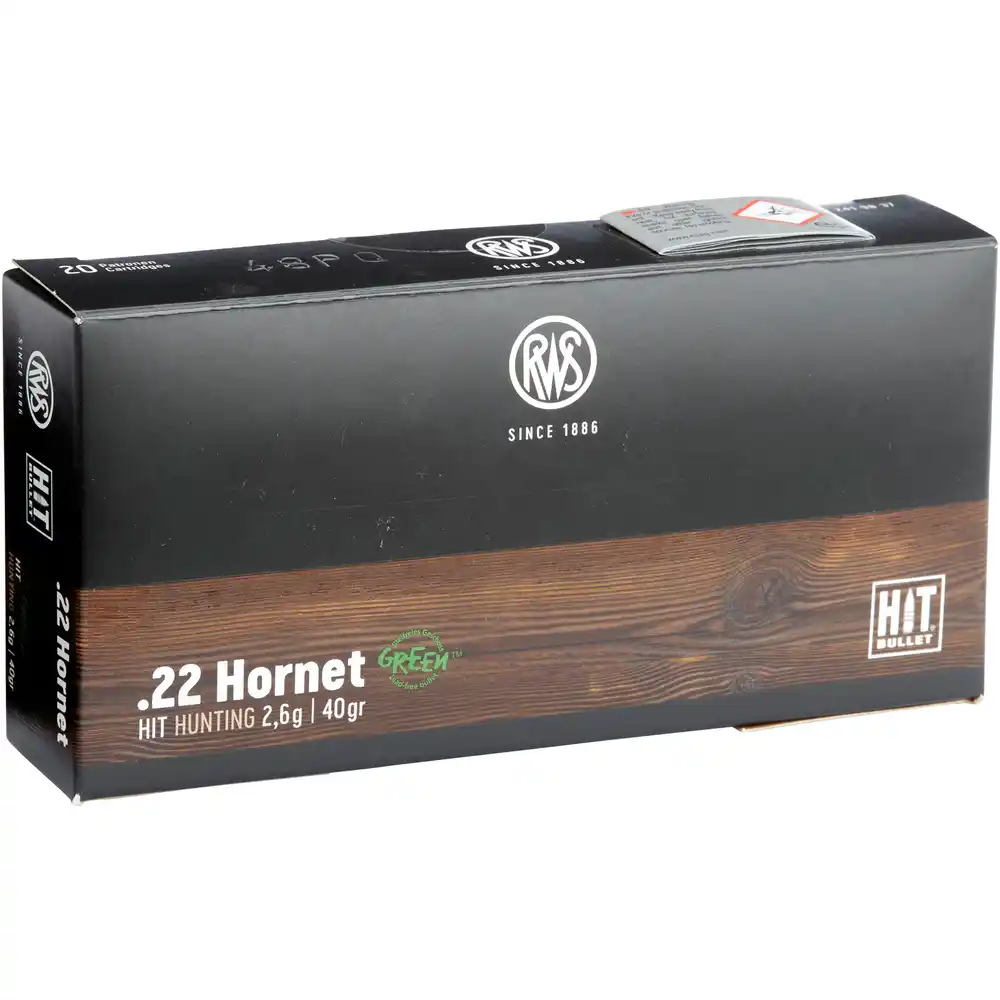 RWS .22 Hornet HIT 2,6g/40grs., Bild 1 von 6