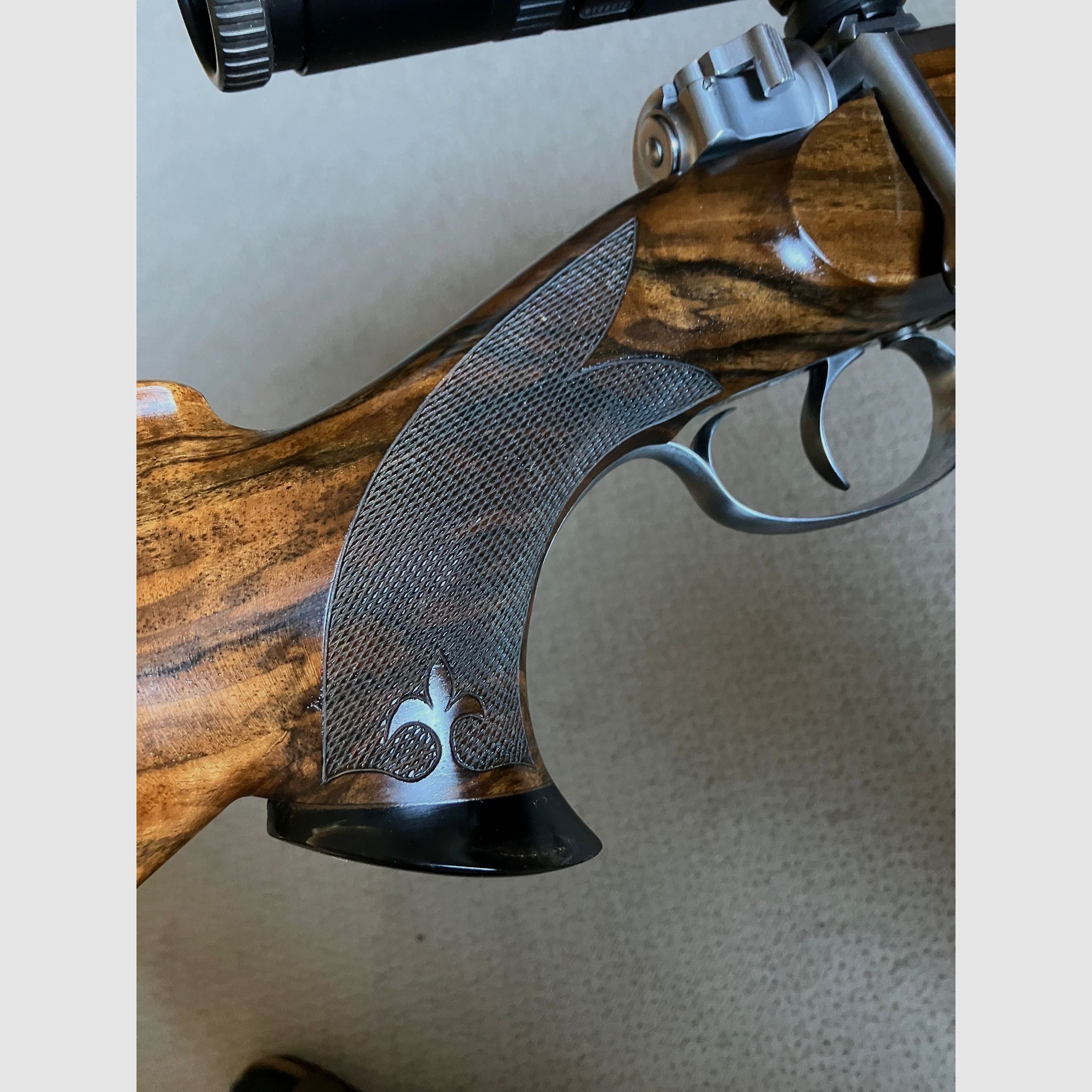 Einzigartiger Custom Mauser M98 8x64S „Kurpfalzstutzen“ Hansjoachim Hensel