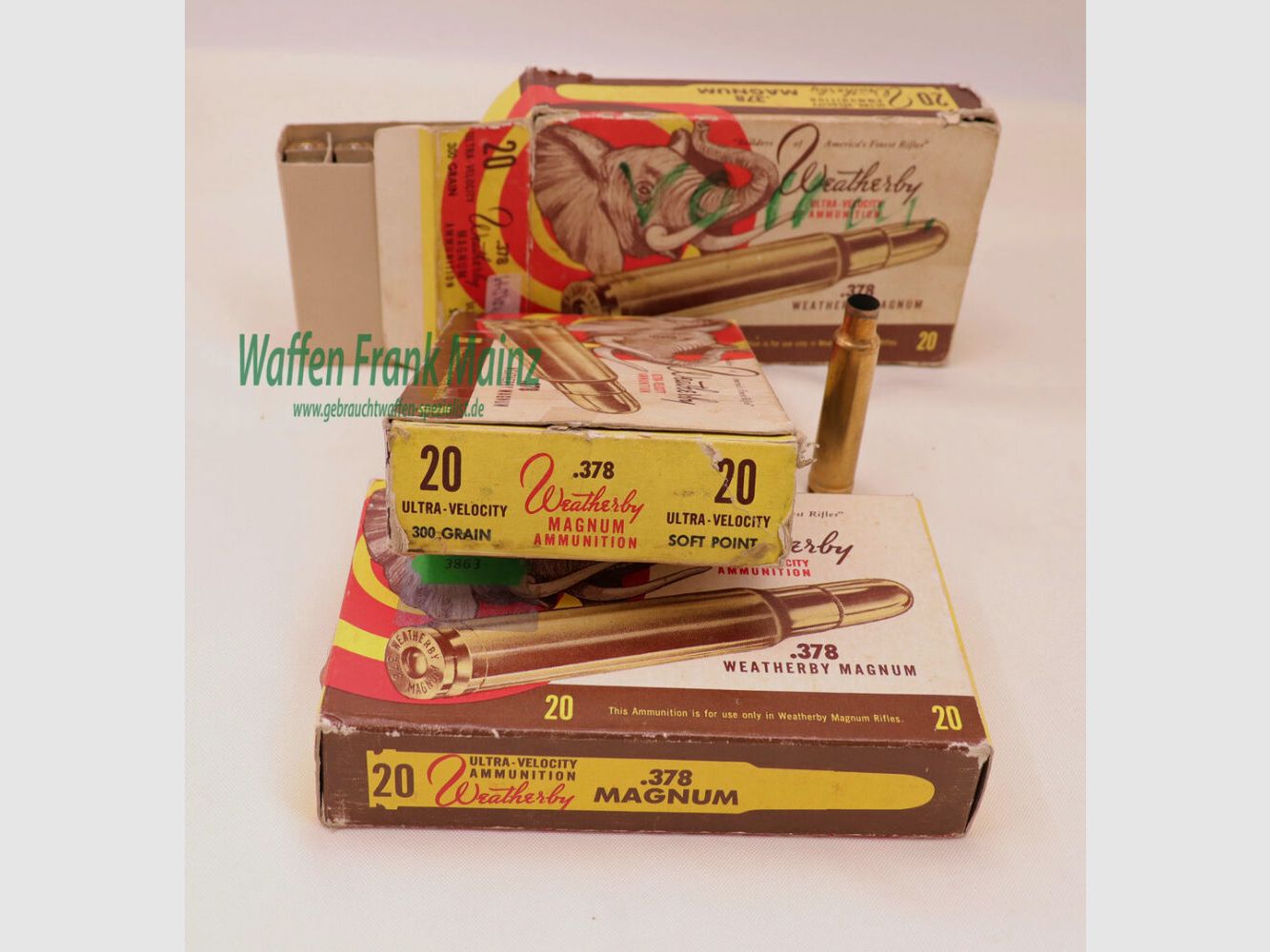 Weatherby - USA Langwaffenhülsen .378 WBY Mag