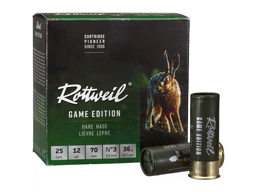 Rottweil	 12/70 Game Edition Hase 3,5mm 36g