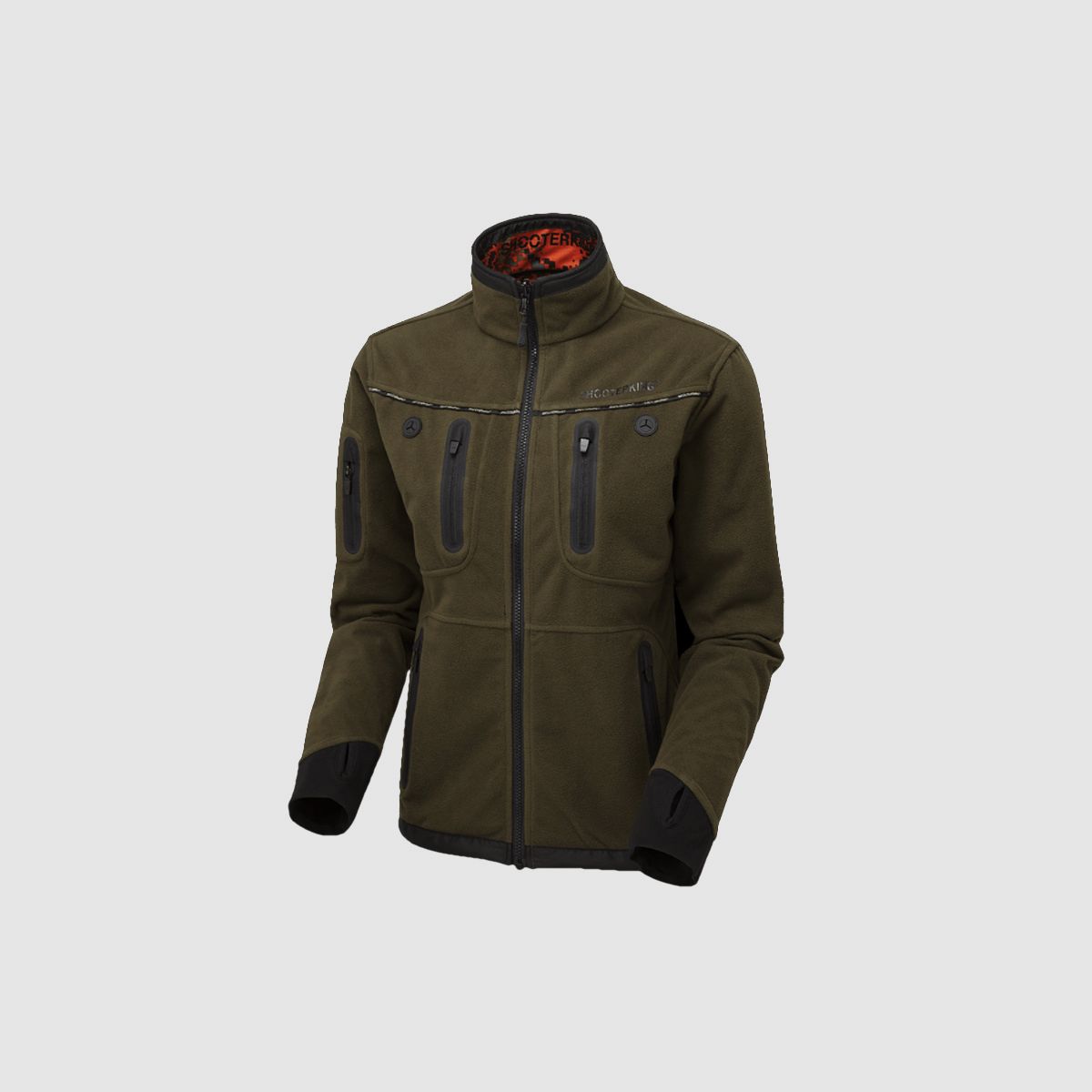 SHOOTERKING Softshell Jacke Forest Mist Red