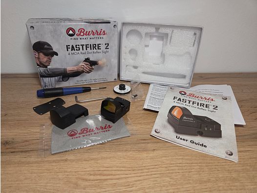 Burris Fast Fire II 2 red dot sight brightness sensor Picatinny