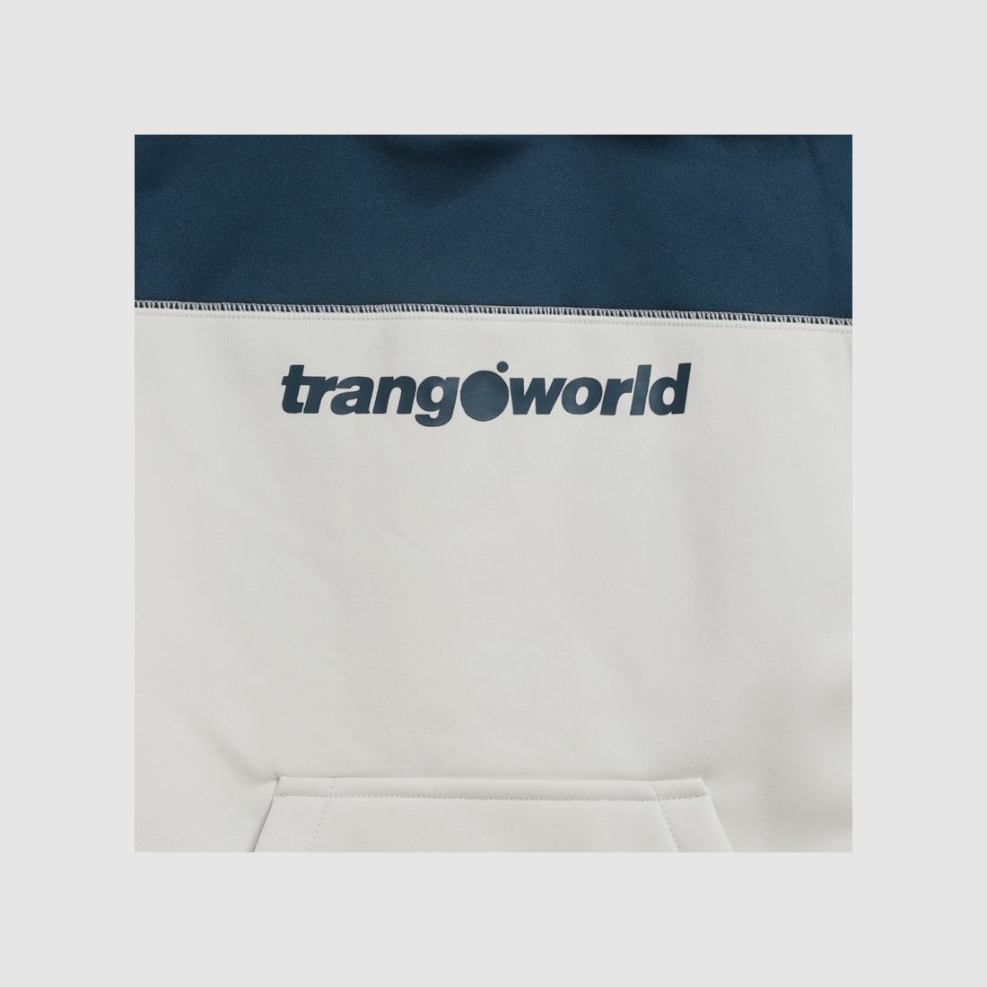 Trangoworld KURA V02 Felpa BIANCA/BLU, immagine 2 di 2