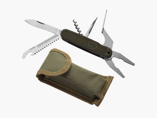 Coltello multiuso, imitazione ufficiale BW con tasca oliva