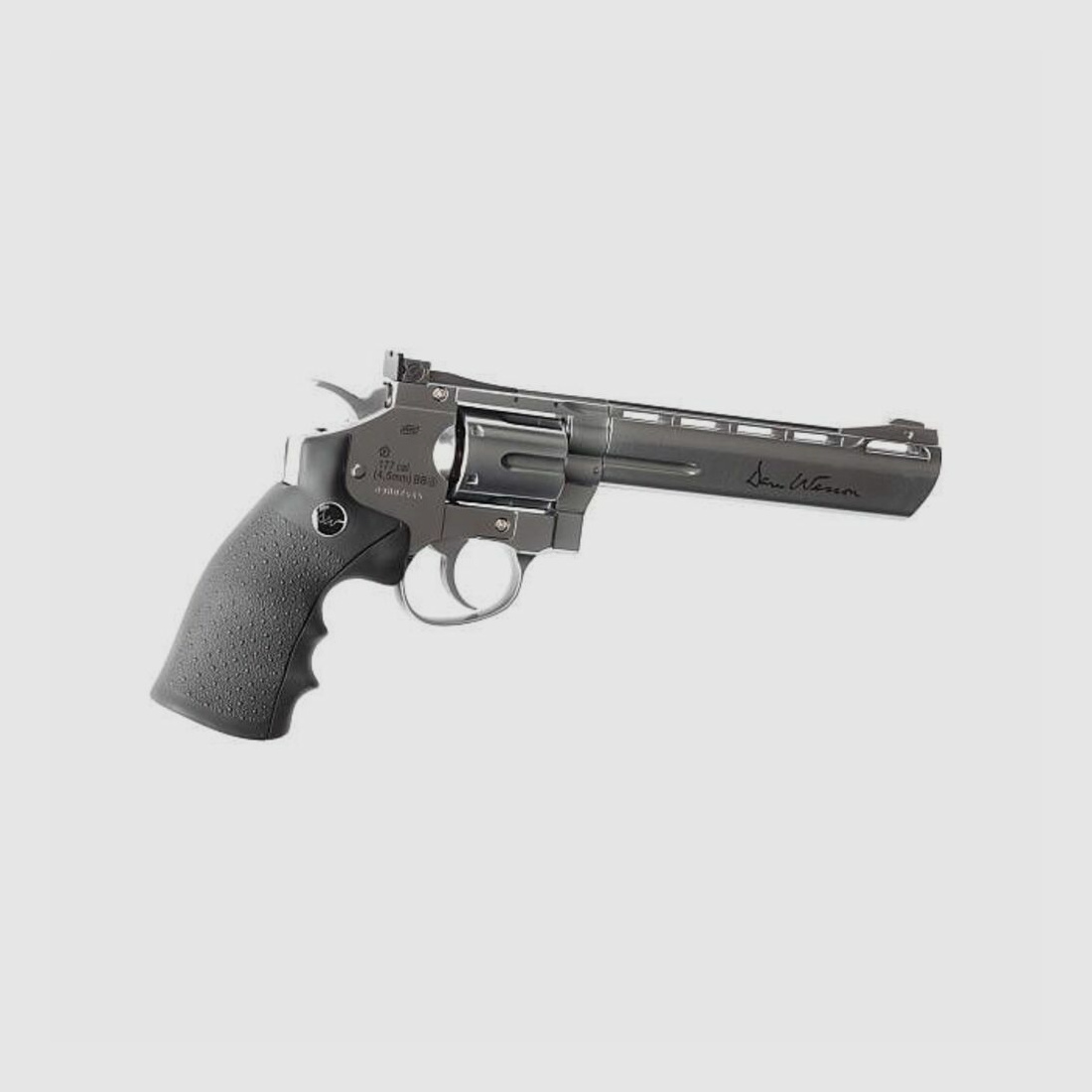 Dan Wesson 6" Plata 4,5mm BB Presión de Aire CO2