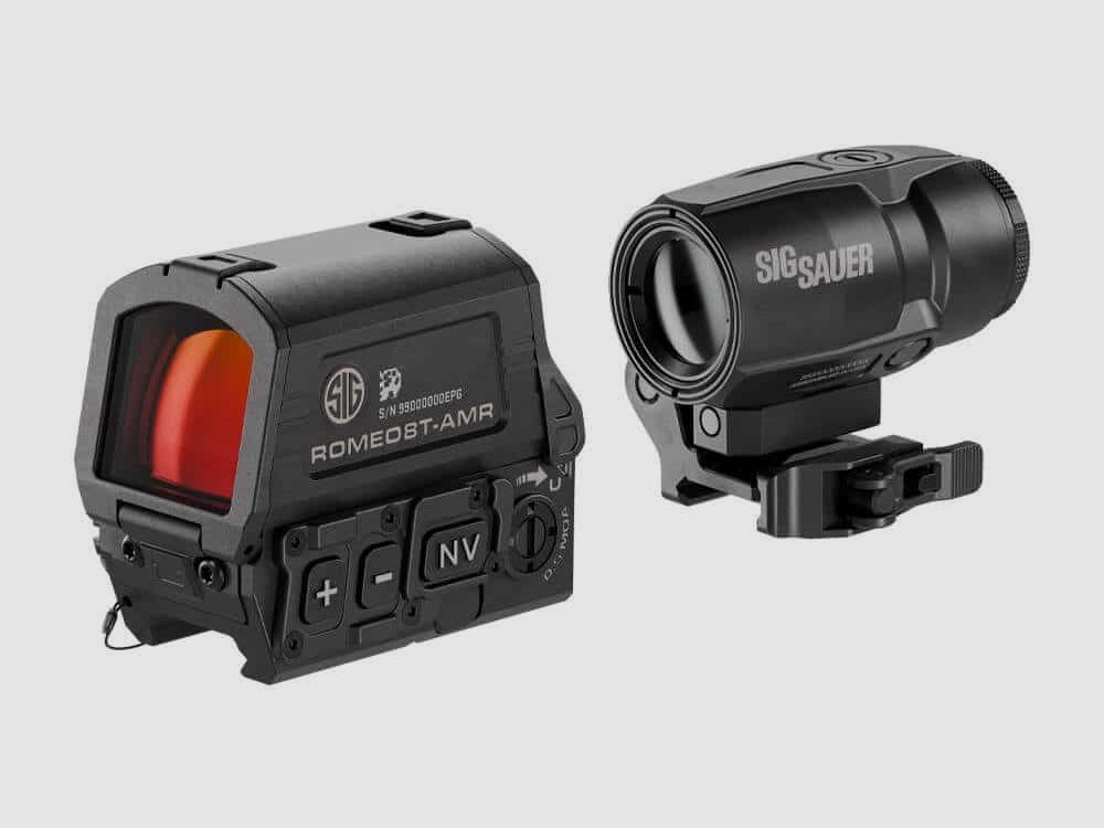 Kit Combo Sig Sauer Romeo8T-AMR con ingranditore Juliet3T-AMR, immagine 1 di 9
