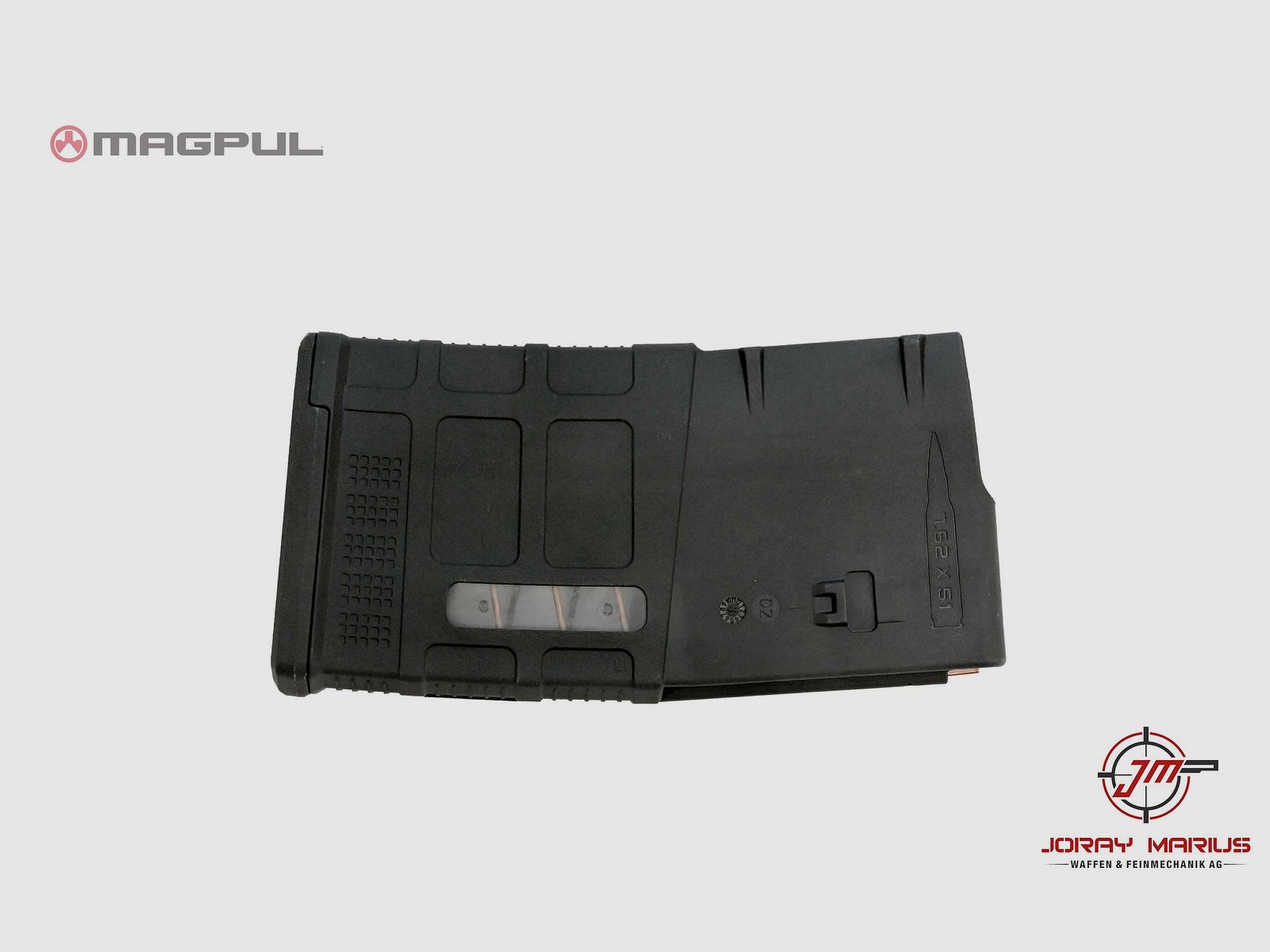 Magpul PMAG 20 LR/SR Gen M3 Black Magazin .308 Win, 20-Schuss mit Fenster (Polymer)