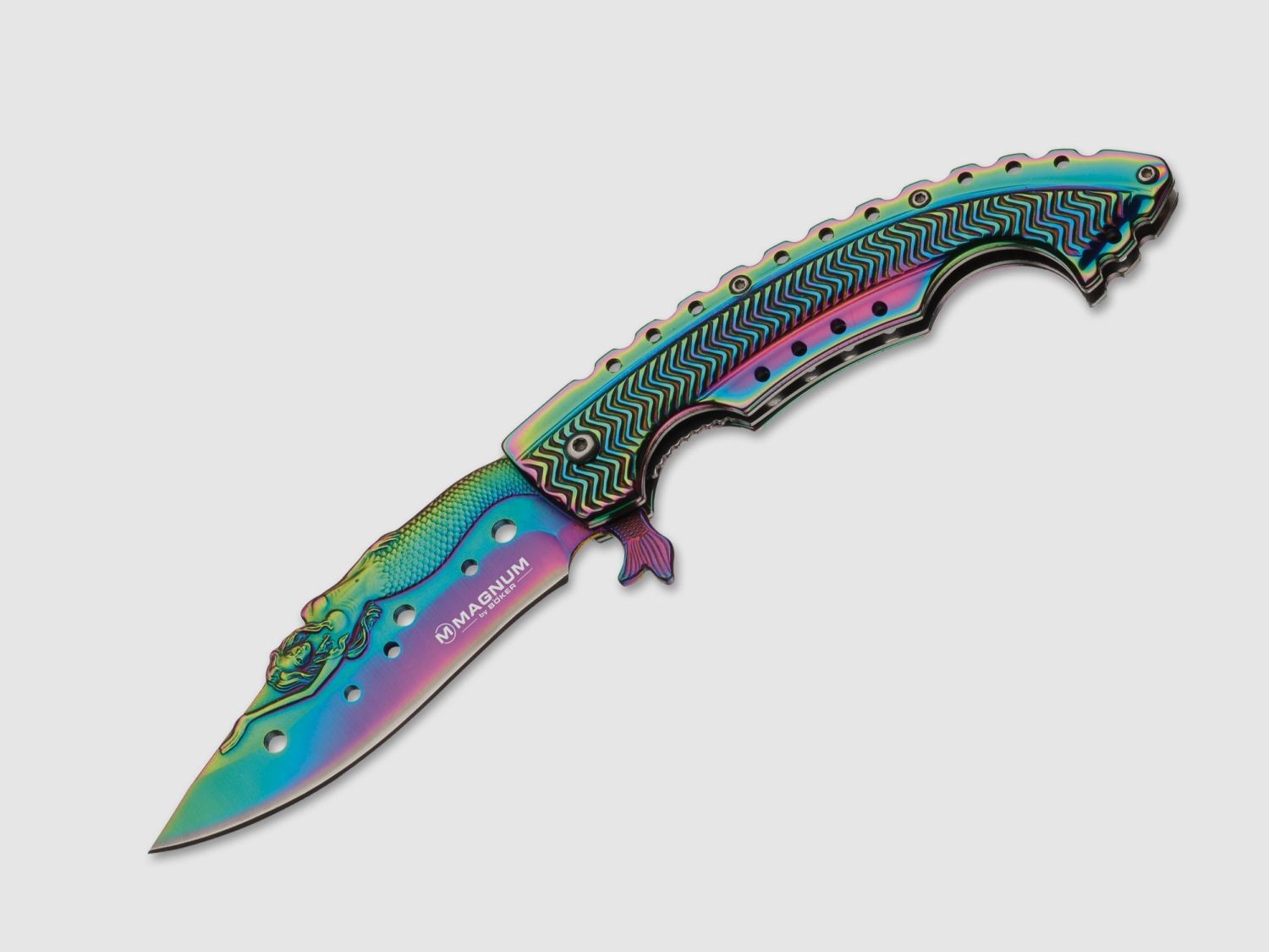 Taschenmesser Magnum Regenbogen Meerjungfrau Rainbow Mermaid