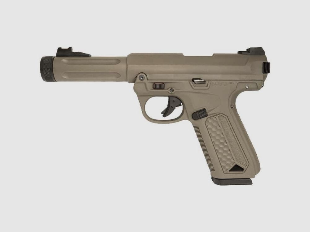 Pistola de airsoft GBB Action Army AAP01 (tan)