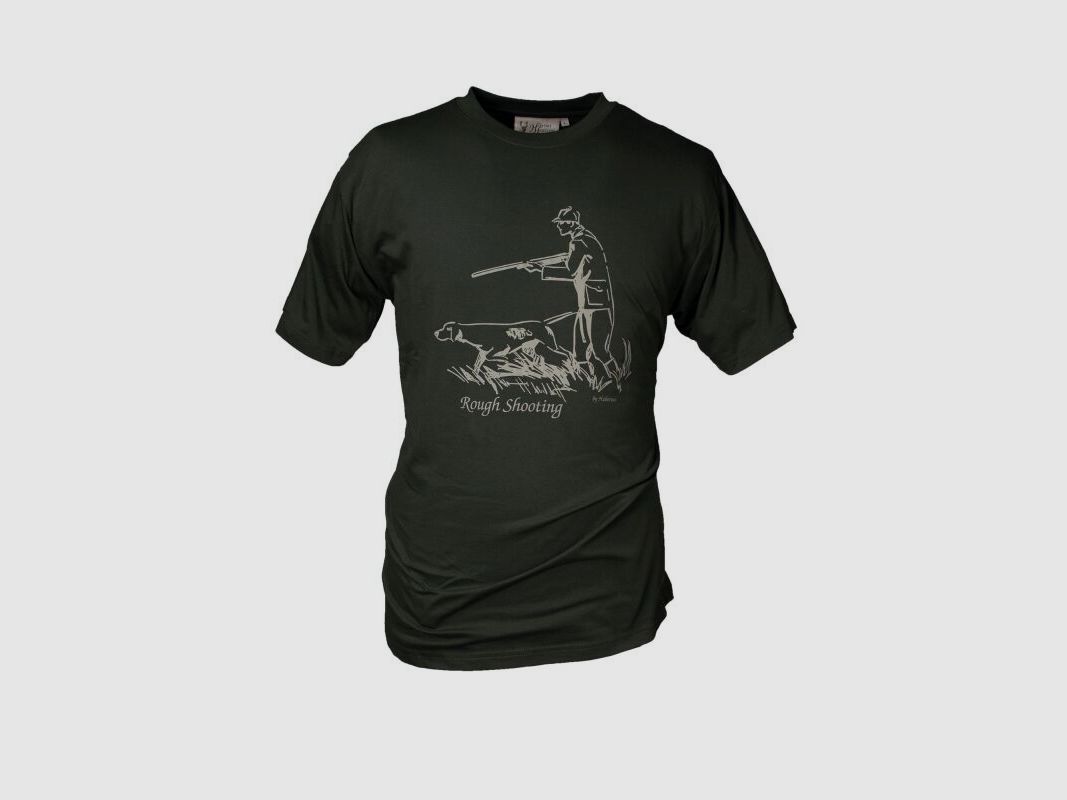 Hubertus T-Shirt Rough Shooting oliv