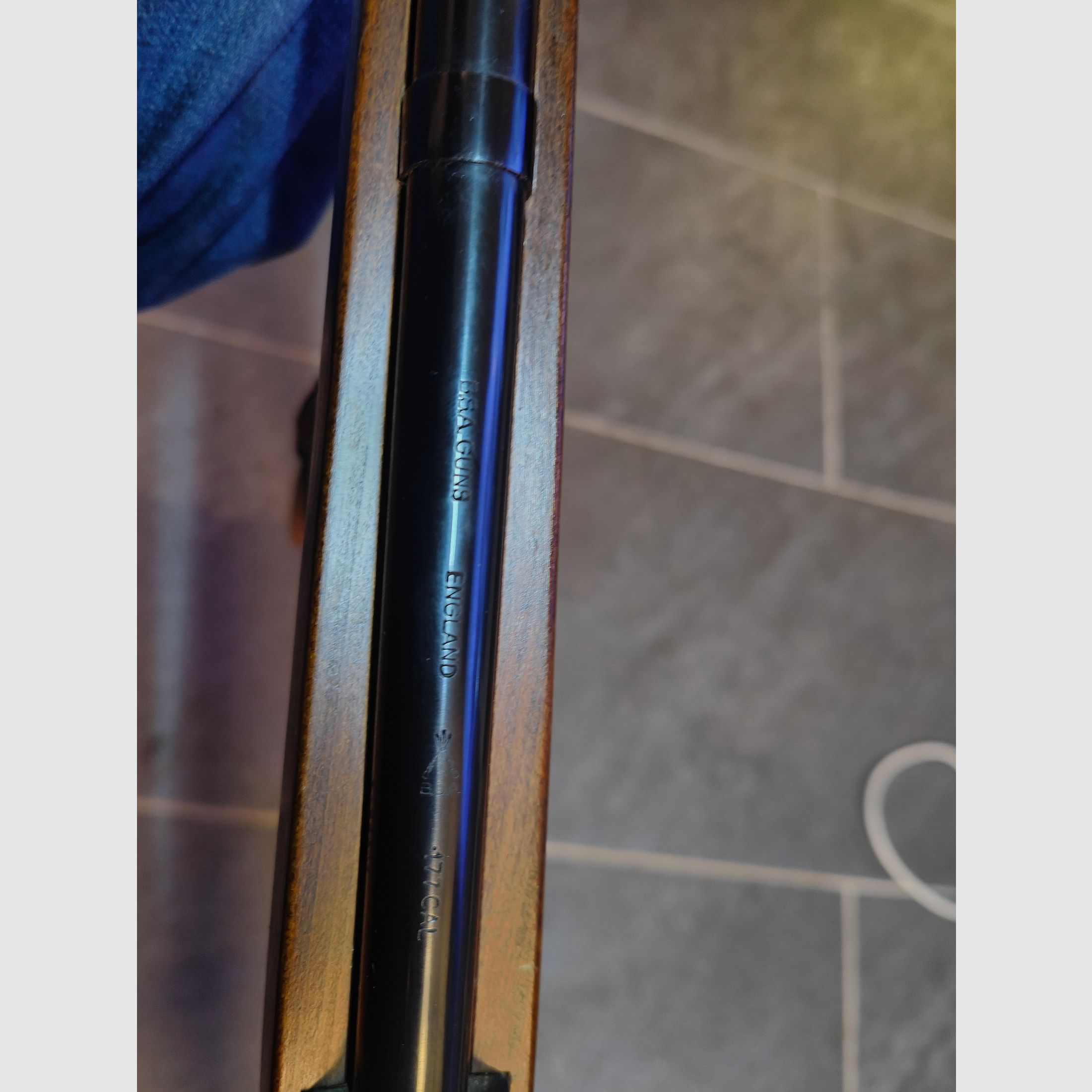 Unterhebel Luftgewehr B.B.A. England Cal. 4,5