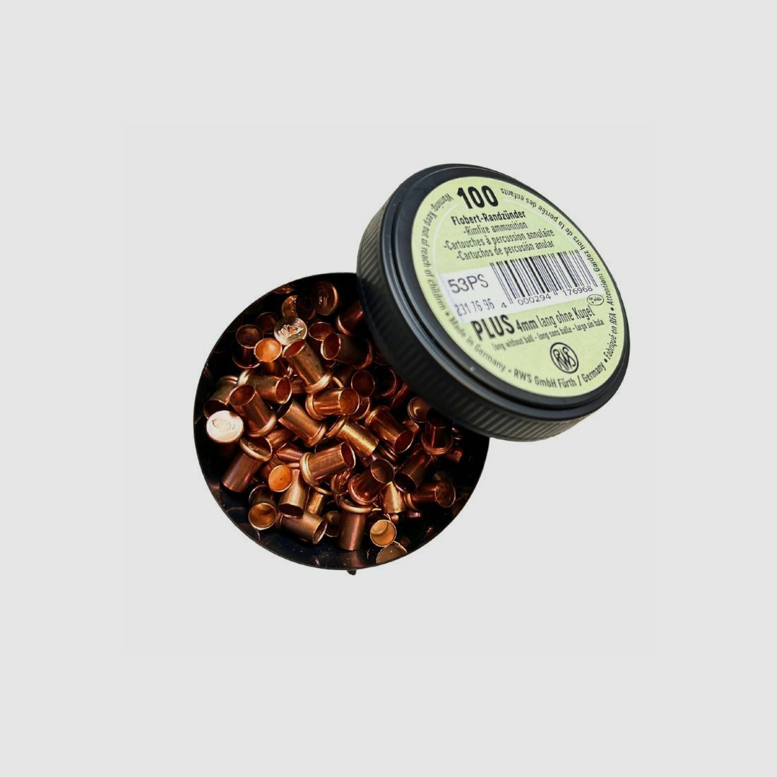 RWS 4mm lang Randzünder PLUS o. Kugel