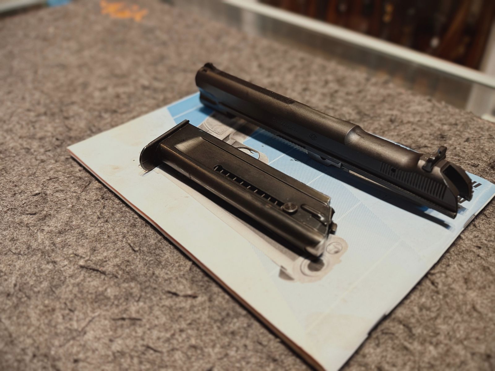 SigSauer P210 wisselsysteem