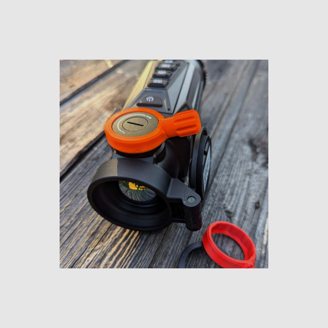 For Hikmicro Thunder 2.0 attachment devices: Quick adjustment lever for thermal imaging camera focus