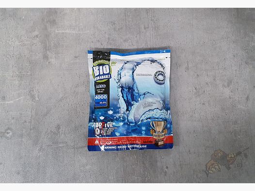 G&G Bio Precision Airsoft BB's 0.25g - 5,95mm - Weiß - 4000 Stück