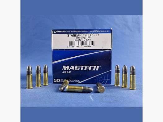 Magtech .22 lfb. Standard Velocity LRN 2,6 g/40 grs 50Stk.