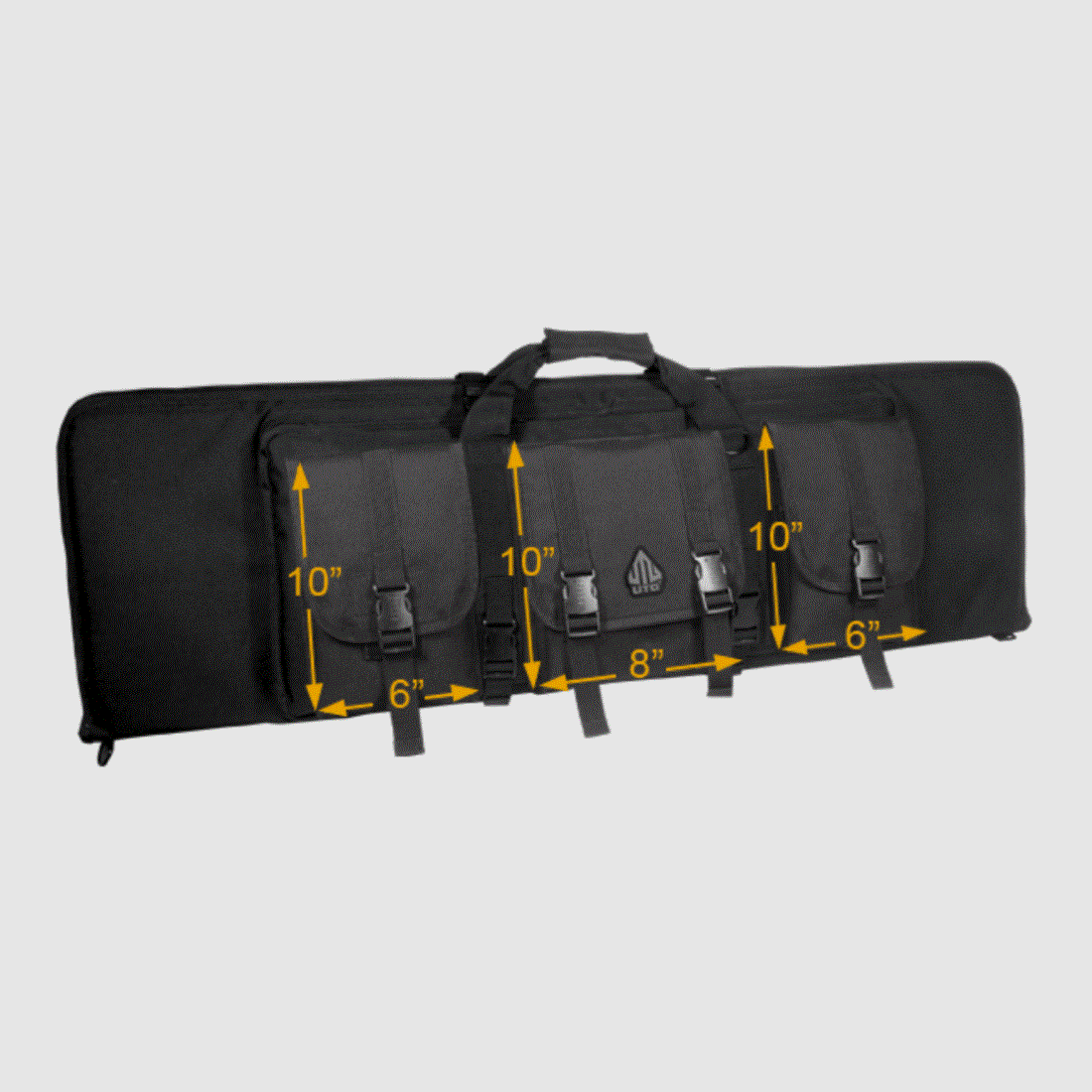 UTG® 42″ RC Combat Operation Web Gun Case Borsa per armi, Nera, immagine 2 di 4