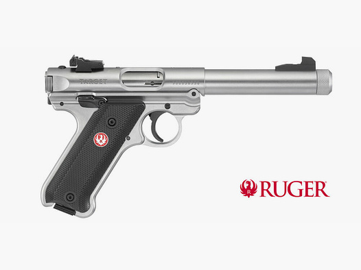 Ruger	 Mark IV Target Stainless Threaded 5,5"