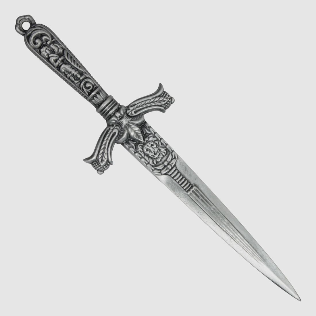 großer schwerer Brieföffner 23cm Metalguss
