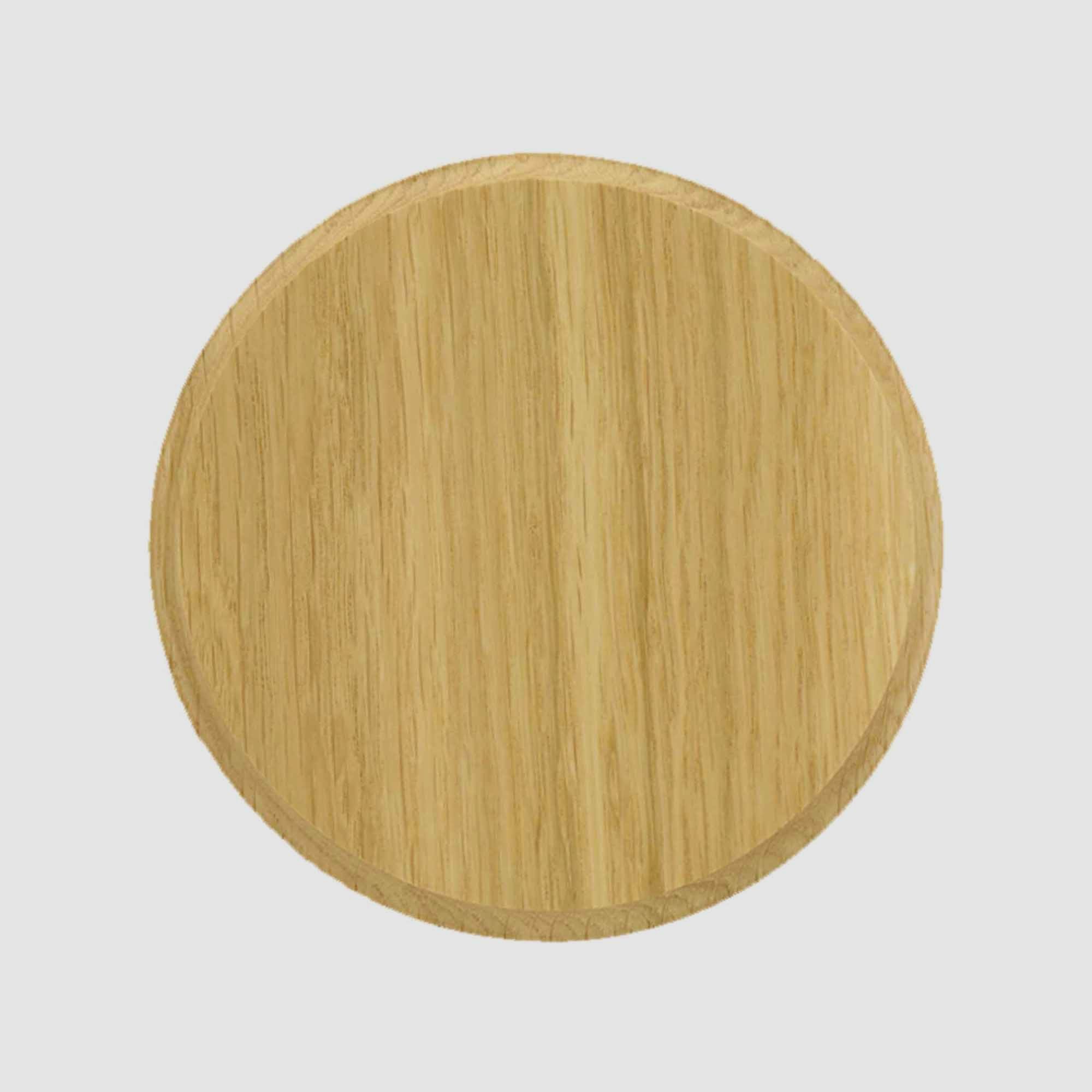 Trophäenschild für Keiler rund 18cm hell