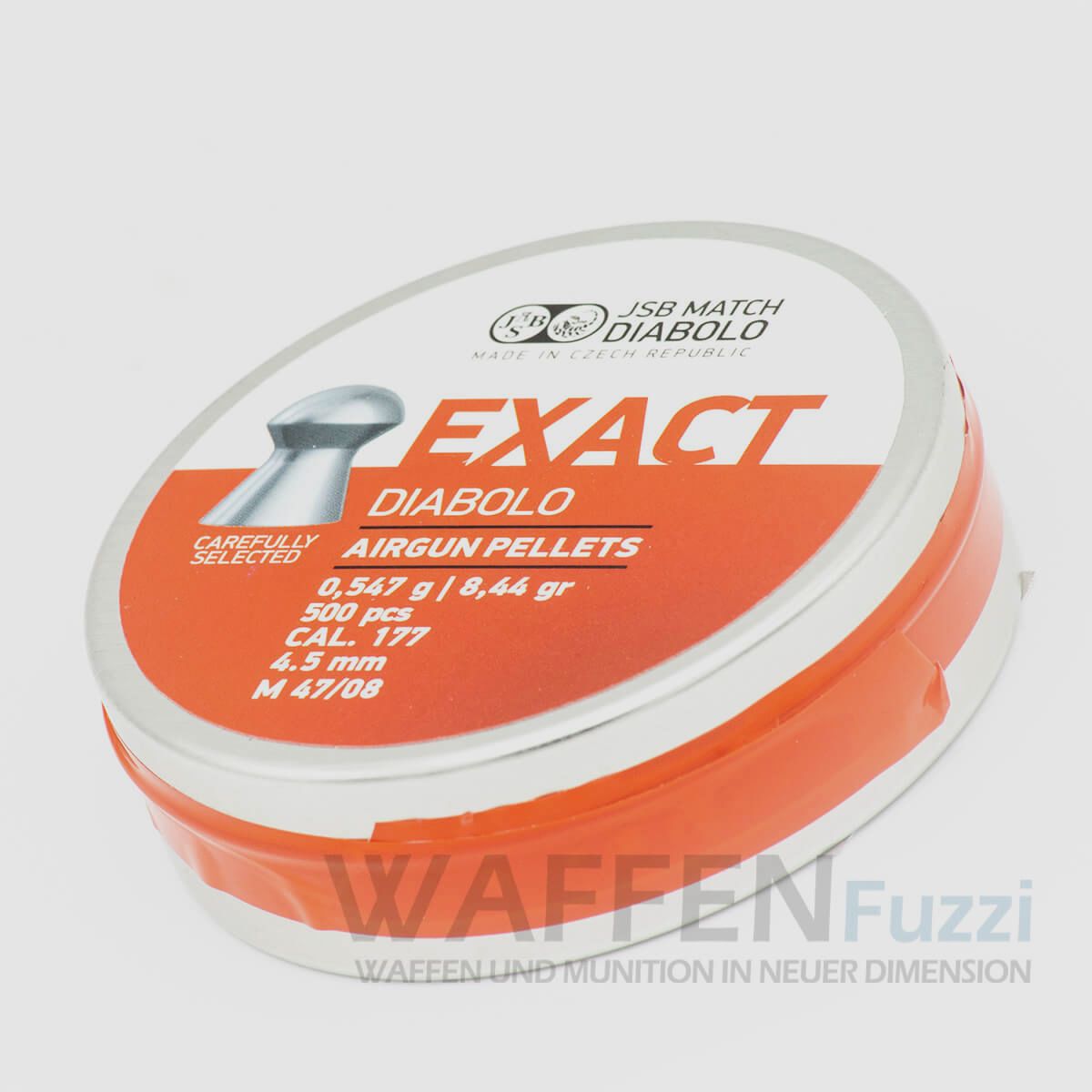 Diabolo JSB Exact Okrągła Głowa Kaliber 4,5 mm