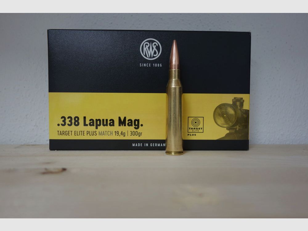 RWS Target Elite Plus .338 Lapua Mag 19.44g - 300grs BTHP