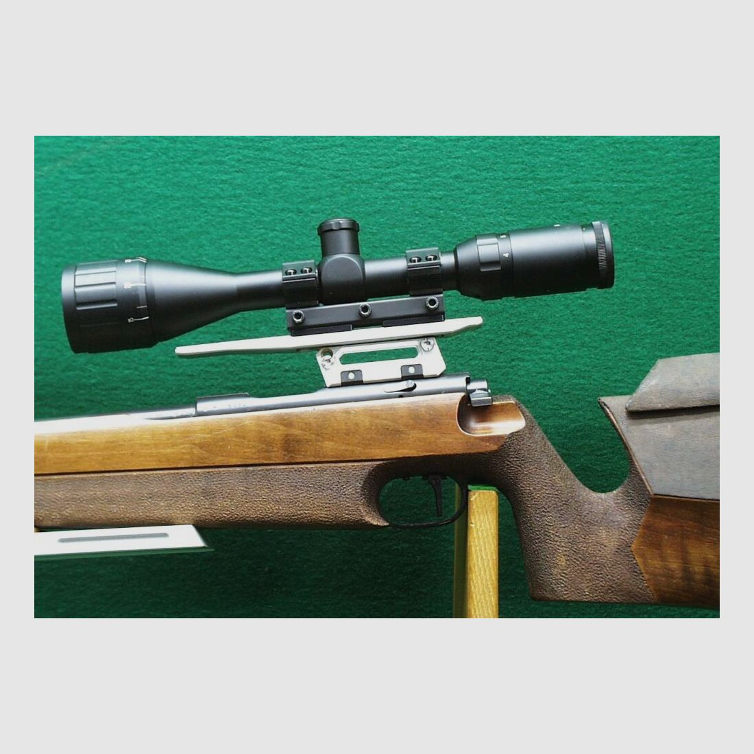 Walther match rifle with scope