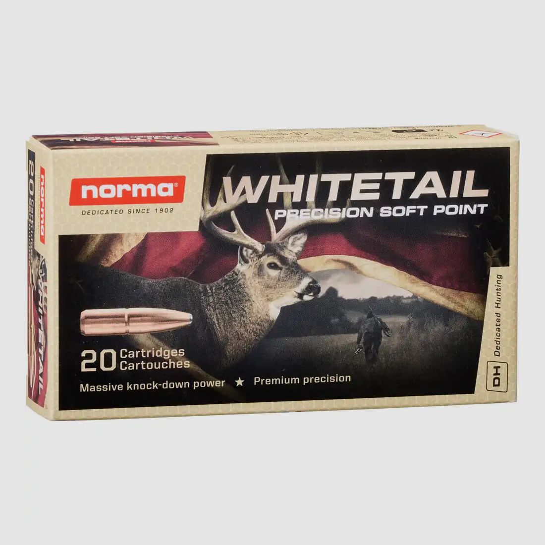 Norma Whitetail SP 3,56g/55grs à20 .222Rem