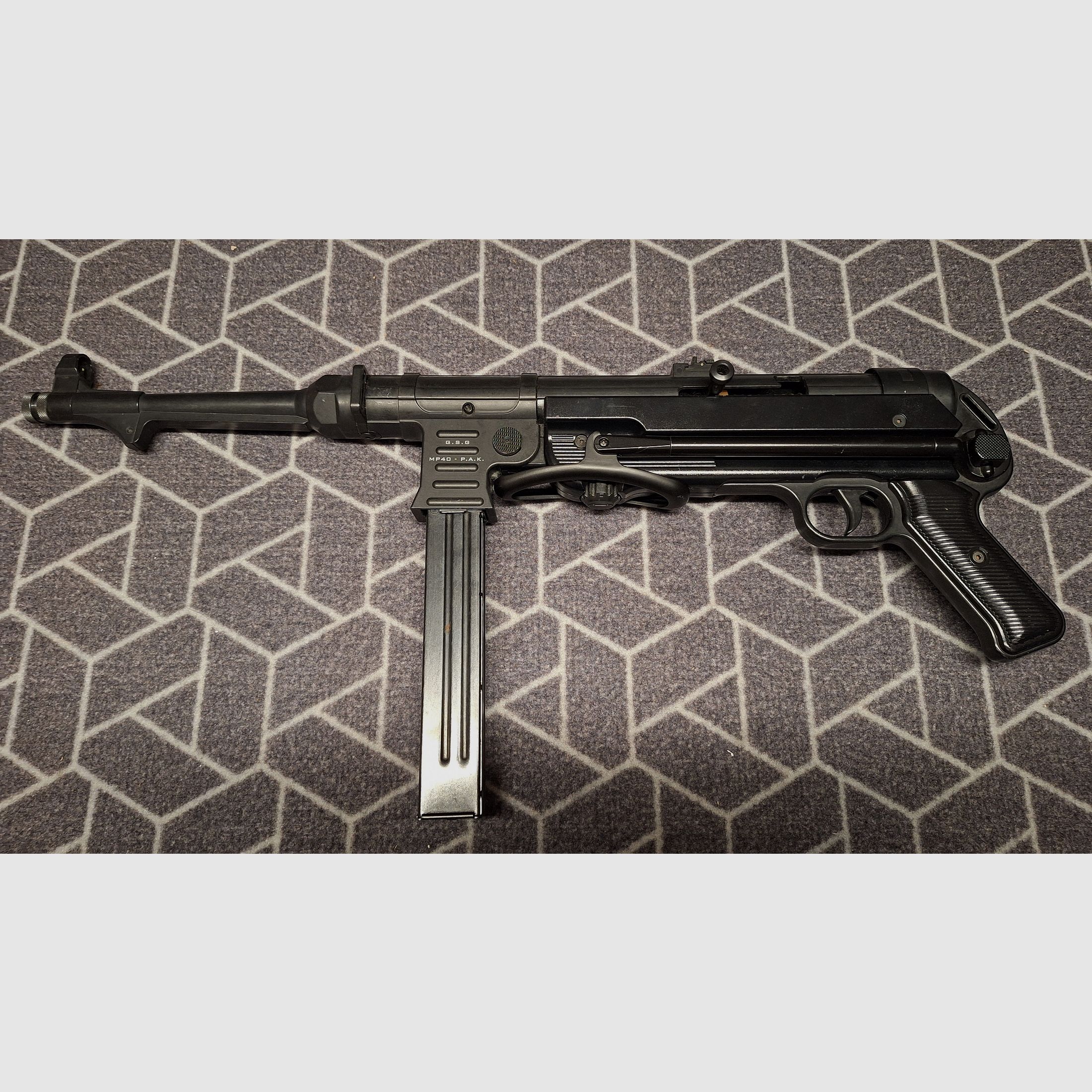 MP40 G.S.G. Pistola ametralladora de fogueo 9 mm P.A.K.