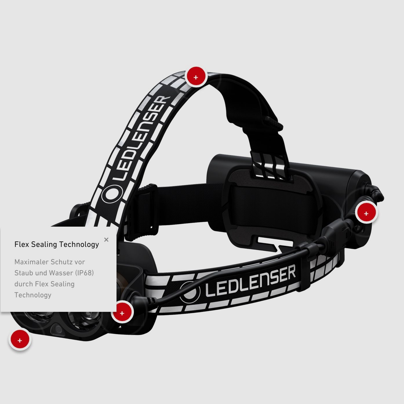 Ledlenser 502198 H19R Signature Hoofdlamp 4000 Lumen 330 m bereik