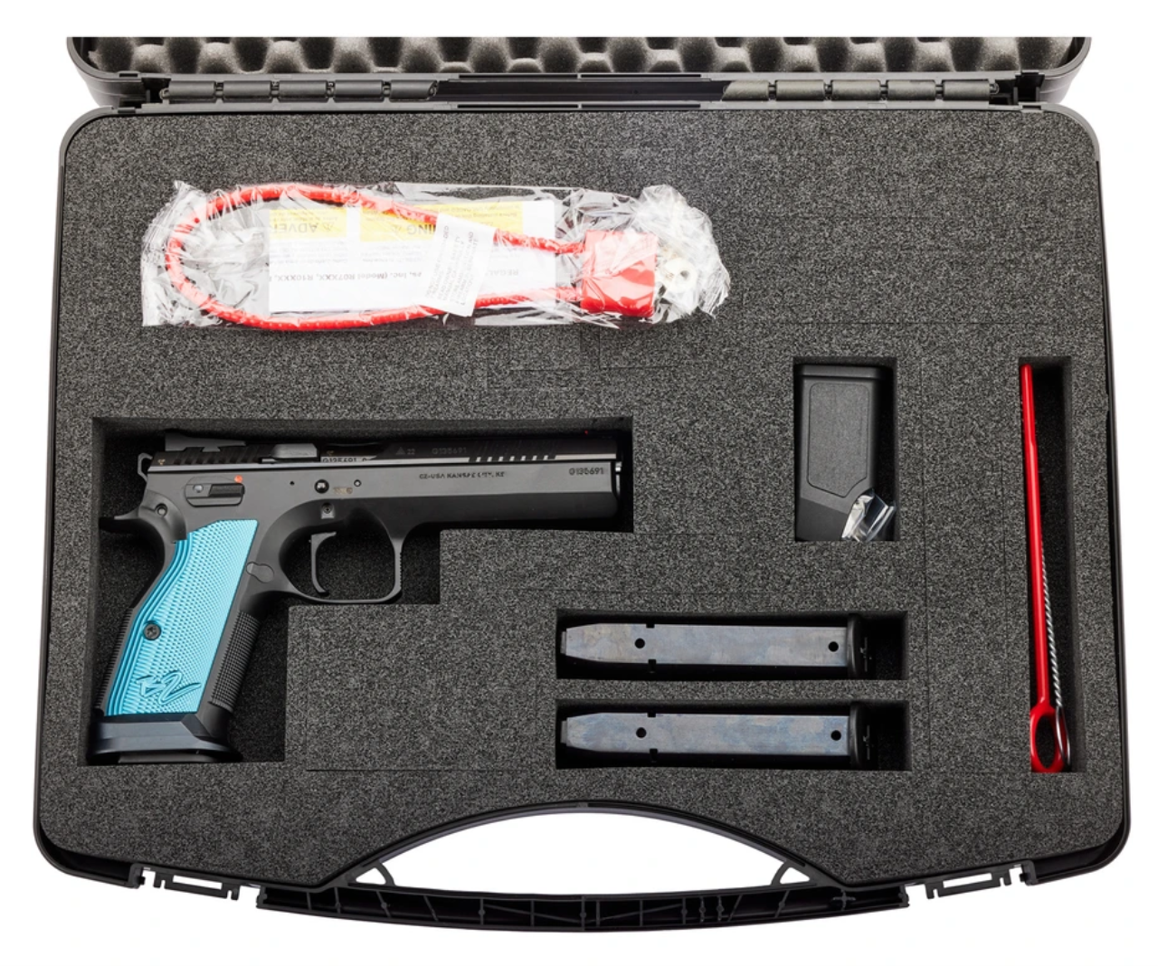 CZ – Pistool / TS 2 Blue Edition – Kansas City- / 9mm, afbeelding 3 van 3
